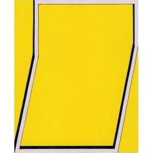 Jakub CIĘŻKI (b. 1979), Sketch for the painting Twisted mirror, 2024