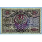 10 marek polskich 1916 - Generał - seria A 7588380 PMG 35 EPQ