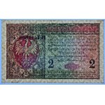 2 polnische Marken 1916 - Allgemeine Serie B 4414860 - PMG 58