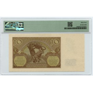 10 złotych 1940 - seria A 7419963 - PMG 64