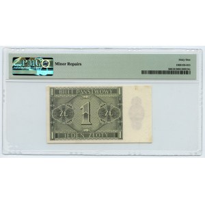 1 złoty 1938 - seria IH 7024901- PMG 61