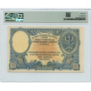 100 złotych 1919 - seria S.B. 2084246 - PMG 55