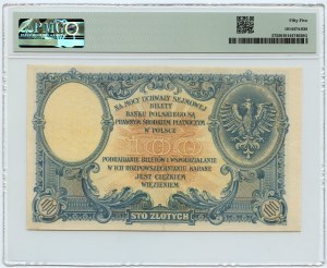100 złotych 1919 - seria S.B. 2084246 - PMG 55