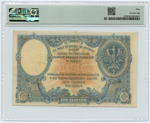 100 zloty 1919 - S.C. series. - PMG 50