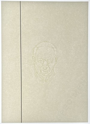 PWPW sheet of paper with watermark - John Paul II - SPECIMEN
