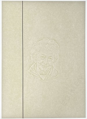 PWPW sheet of paper with watermark - Szymborska - SPECIMEN