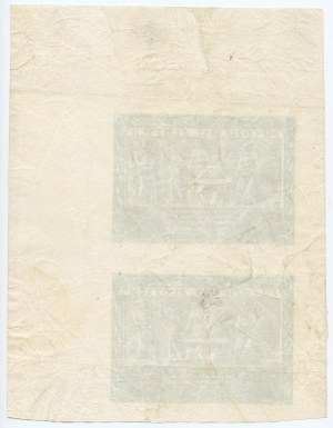 50 zl. 1936 - nerozřezaná část archu 2 kusy