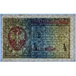 1/2 Polnische Marke 1916 - Jenale Seriennummerierung rot A 7590495