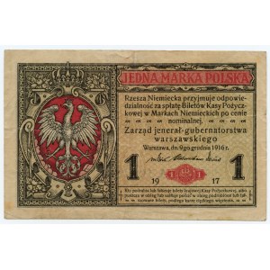 1 marka polska 1916 - jenerał seria A 1093929