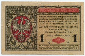 1 polská značka 1916 - jenerał série A 1093929