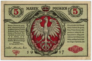 5 polských marek 1916 - Všeobecná série A 9199301