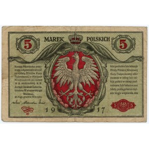 5 marek polskich 1916 - zestaw 3 sztuk