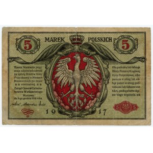 5 marek polskich 1916 - zestaw 3 sztuk