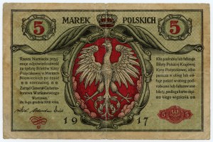 5 marek polskich 1916 - zestaw 3 sztuk