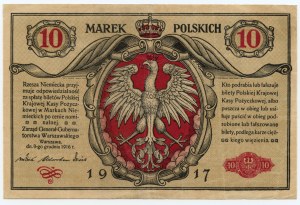 10 polnische Mark 1916 - Serie A 8054616