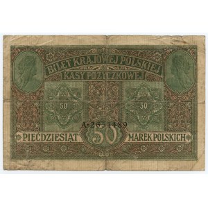 50 marek polskich 1916 - jenerał seria A 2654489