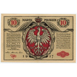 10 polnische Mark 1916 - Serie A 5753320