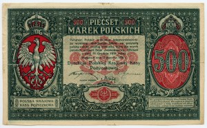 500 marek polskich 1919 - Rzadszy