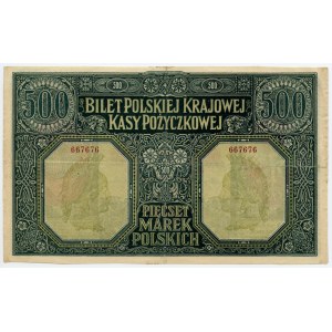 500 Polnische Mark 1919 - Seltener
