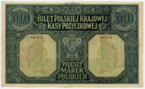 500 polských marek 1919 - Vzácnější