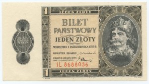 1 zloty 1938 - IL series 8688036