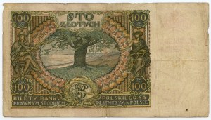 100 zlotých 1932 - série AB - falešný přetisk