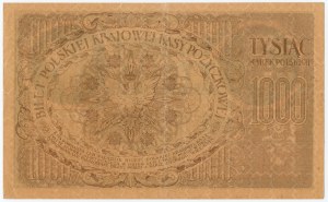 1.000 Polnische Mark 1919 - Serie E Nr. 813218 - FALSCH