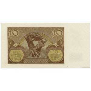 10 zlotých 1940 - séria J 2152319