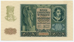 50 złotych 1940 - seria A 0487595