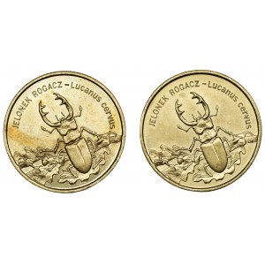 2 Gold 1997 - Hornbill Deer - sada 2 kusov