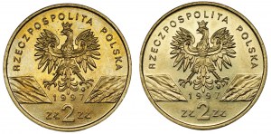 2 złote 1997 - Jelonek Rogacz - Zestaw 2 sztuk