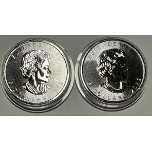 KANADA - 5 dolarów 2022 - Zestaw 2 sztuk monet