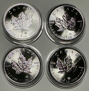 KANADA - 5 $ 2023 - Satz von 4 Münzen