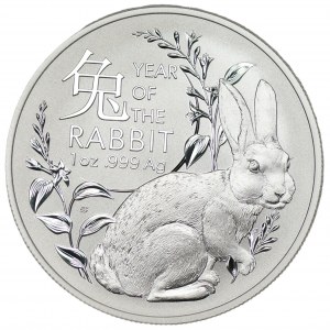 AUSTRALIA - 1 dolar 2023 - Rok królika