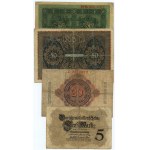 Nemecko - Značky 1914 - 1929 - sada 12 kusov