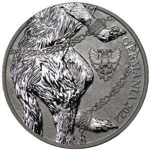 ALLEMAGNE MINT - 5 marks 2022 - Bêtes de Germanie Fenrir.