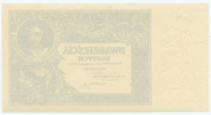 20 zloty 1931 - senza serie e numerazione, rovescio pulito, dritto senza suddivisione
