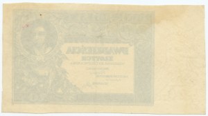 20 zlotých 1931 - bez série a číslovania, reverz čistý, averz bez delenia