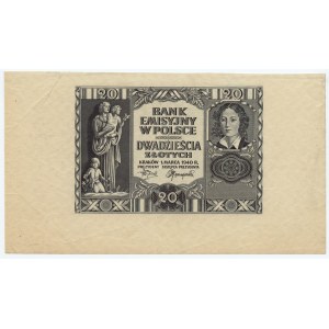 20 zloty 1940 - without series and numbering