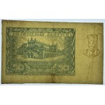 Polen, 50 Zloty 1941 - Halbfabrikat auf Papier mit Wasserzeichen