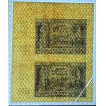 20 zloty 1940 - senza serie e numerazione 2 pezzi non tagliati