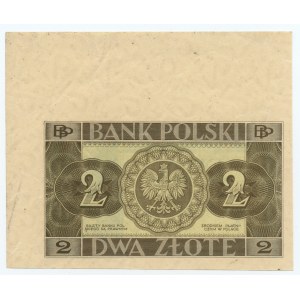 2 zloty 1936 - senza sottostampa, serie e numerazione