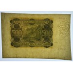 500 zloty 1940 - B - stampa incompiuta