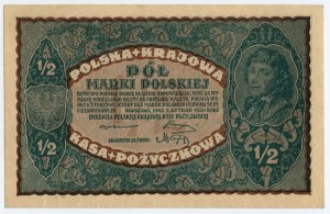 1/2 polské marky 1920