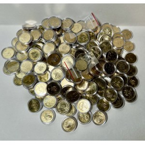 229 pezzi di monete commemorative da 2 zloty del periodo 2000-2014