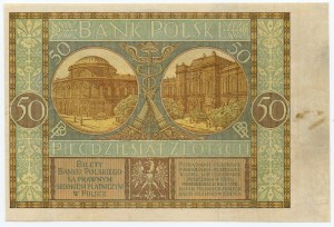 50 zloty 1929 - senza serie e numerazione