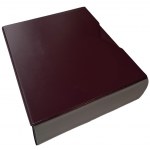 Leuchtturm GRANDE CLASSIC coin and bill album with case - maroon