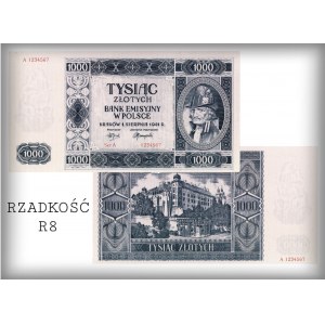 PLN 1.000 1941 - Krakowiak