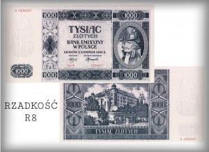 1,000 zloty 1941 - Krakowiak