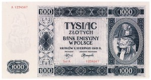 1 000 PLN 1941 - Krakowiak